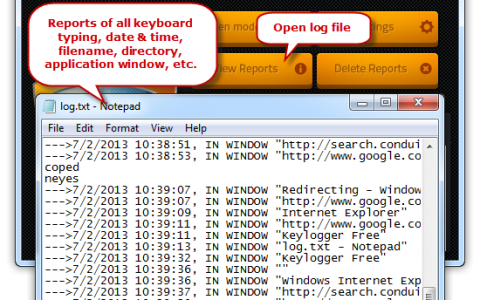 Key Logger Free – Monitor and Log Keyboard Activities